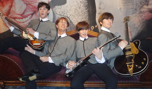 The Beatles Wax Statues