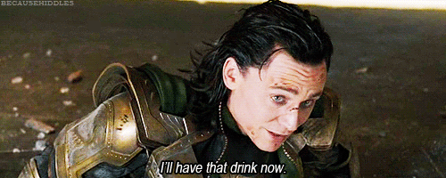 Tom as Loki;