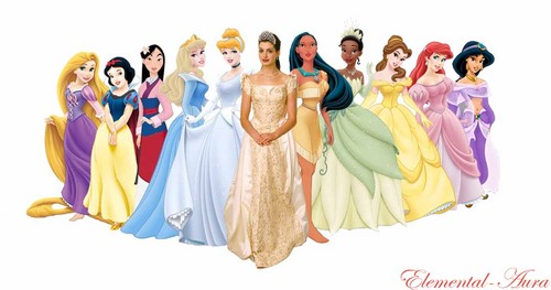  dee389's Request: Princess Diaries Mia with the Disney Princesses