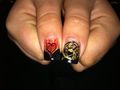 'The Hunger Games' nail art <3 - the-hunger-games photo
