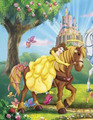 Belle Rides a Horse - disney-princess photo