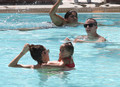 Jennifer Lopez Relaxes At The Pool With Her Kids And Casper [August 30, 2012] - jennifer-lopez photo