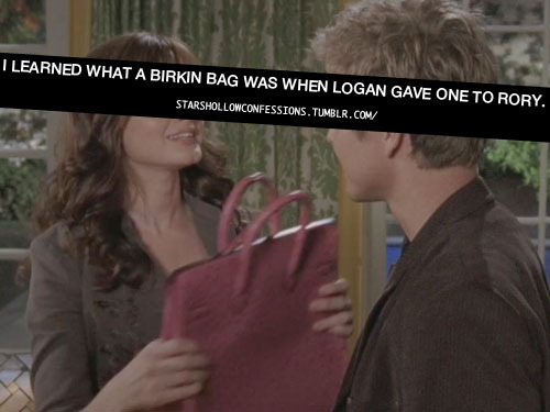 Logan gives Rory a Birkin bag
