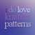  I do tình yêu knitting patterns