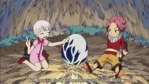 While Lisanna and Natsu were keeping the egg(Happy when he is still an egg) warm Lisanna told Natsu something.What was that?