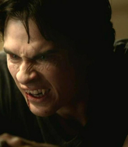  "With all of this behavioral modification going on around here, I almost forgot how good blood tastes when it's fresh." Damon to who?