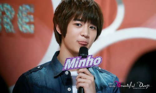 Who did Minho find asleep on the couch after staring at a picture of fried dumplings on his cellphone?

