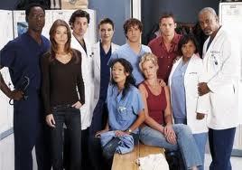 Which star from the hit ABC show "Grey's Anatomy" guest starred on Friends during the last season?