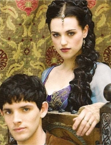  Whats the first thing morgana says directly to merlin in series 1?