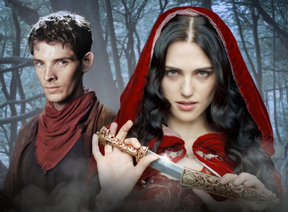 What is the first thing Morgana says to Merlin in series 3?