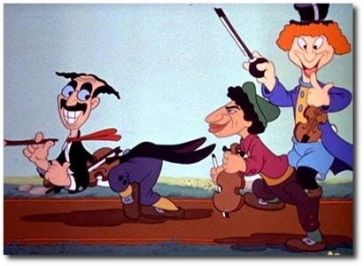 This is a picture of the Marx Brothers caricatured in a 1938 Disney cartoon.  What's the name of the cartoon? - The Disney Trivia Quiz - Fanpop