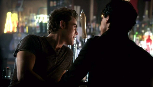  "You know Elena is going to hate 你 for letting me out. And we both know, 你 care about what she thinks." Stefan to Damon in ?
