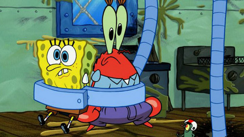  In the episode "One Course Meal" what was the color of the feather Plankton used to tickle Mr.Krabs?