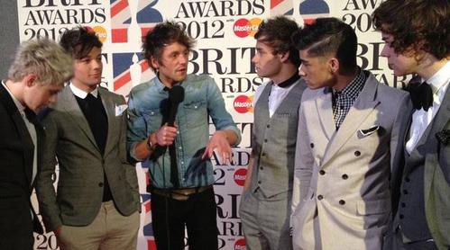  what percentage voted one direction in the brits?