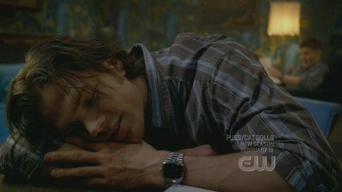 Who's Sam dreaming about in this pic?: