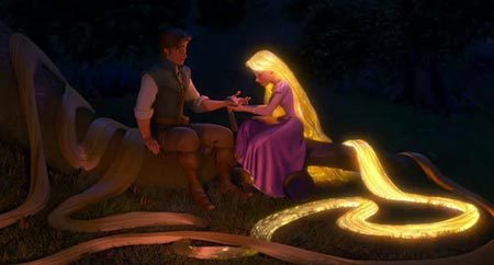  How long is the hair of Rapunzel?