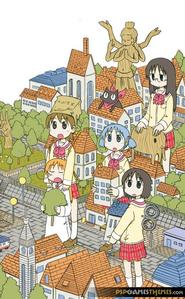  In what Japanese prefecture is the town that Nichijou's days go sa pamamagitan ng in?