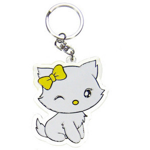  What is the name of this kitty on the keychain?