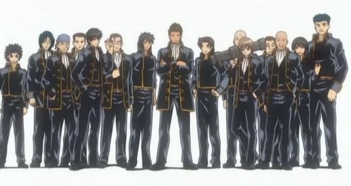 How many divisions are there in the Shinsengumi?