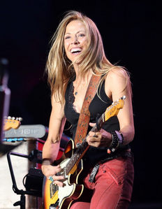  Sheryl krähe was a featured performer at Michael's memorial service back in 2009