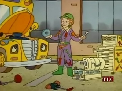Which of these is NOT a mechanical part of the Magic School Bus?