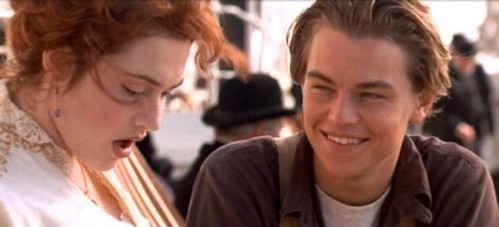 Kate Winslet and Leonardo DiCaprio in...