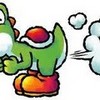 This is wat Yoshi thinks of you when you make him angry and push him in thos ditches im Mario games girinuyasha photo