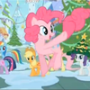 Pinkie Pie and the Mane Six in Hearth