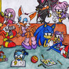 sonamy and knuxouge family!!!!! XD sppedohedgie15 photo