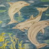 Painting of Dolphins made by me fuyuka photo