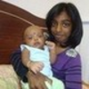 this is my cousin sister from canada and this is my cousin sister baby brother tamilnna photo
