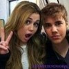 mileycuris  and justin on a airplane cool tamilnna photo