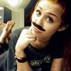 Miley with a mustach! nelly11 photo