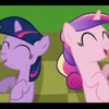 Filly Twilight and Young Princess Cadence~ <3 Tawnyjay photo