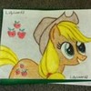 Applejack Drawing Colored (Free Handed) [Forgot My Scar] LillyLover62 photo