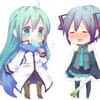 Nii-chan told me he was crying because the sight of me eating a popsicle was unbearable... ? 01_VocaloidMiku photo