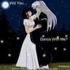 InuYasha and Kagome dancing at their wedding. After the "I Do