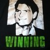 My official Charlie Sheen "Winning" t-shirt. (Yes this is really mine) adultswimperson photo