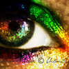 Rainbow Glitter eye edwardsca photo