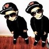 My twin 5year old brothers the left is Jah Jah the right is Luke Jah is inthe pic with me _Jacob_Swag photo