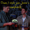 Cas stole my icon! :( Come on! Cas, your profound bond with Dean is showing. joose32 photo