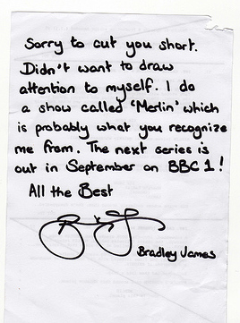  Bradley's mysterious note