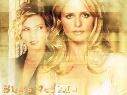  Buffy/Cordy fondo de pantalla