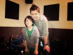  Damian and Liam (his "mini-me")