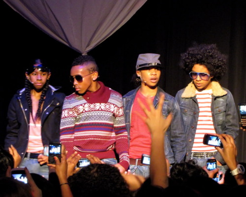  Mindless Behavior performing in Canada