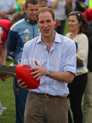 Prince William Visits Australia
