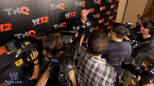  WWE '12 Press Event at SummerSlam weekend randy orton