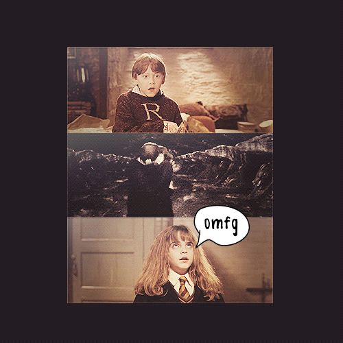  hermione "OMG"
