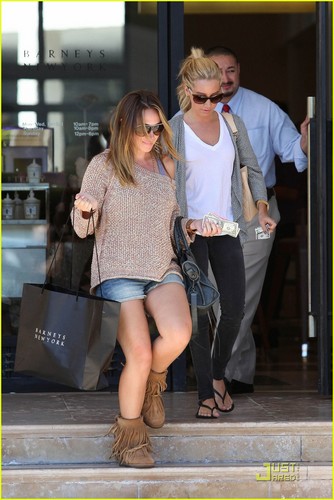  Ashley & Haylie out in Beverly Hills