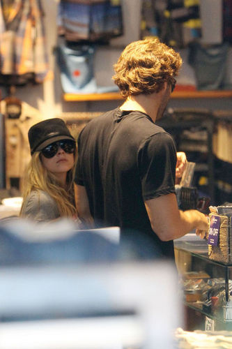  Avril in West Hollywood with boyfriend Brody Jenner-August 19th
